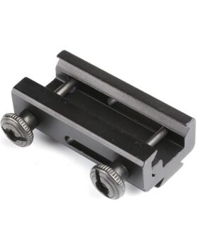 Wide narrow rail 21 to 14mm aluminum alloy rail heightening bracket flashlight bracket heightening clip